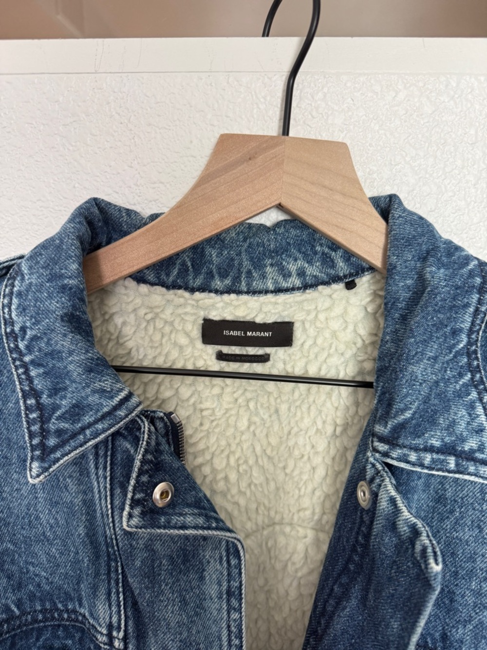Isabel Marant Runway Blue Denim Lined Utility Jacket FR38 - Picture 3 of 6